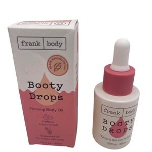 Frank Body Booty Drops Firming Body Oil Caffeine Grapeseed‎ Oil 30ml New